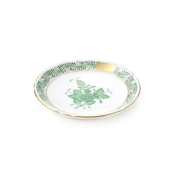 ヘレンド アポニーグリーン 07764-0-00 プレート 7.5cm