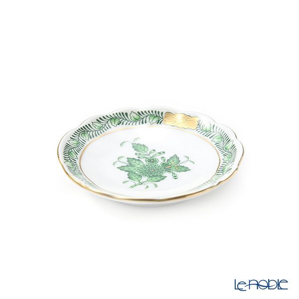 ヘレンド アポニーグリーン 07765-0-00 プレート 7.5cm