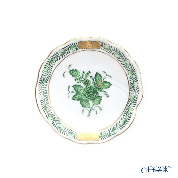 ヘレンド アポニーグリーン 07765-0-00 プレート 7.5cm