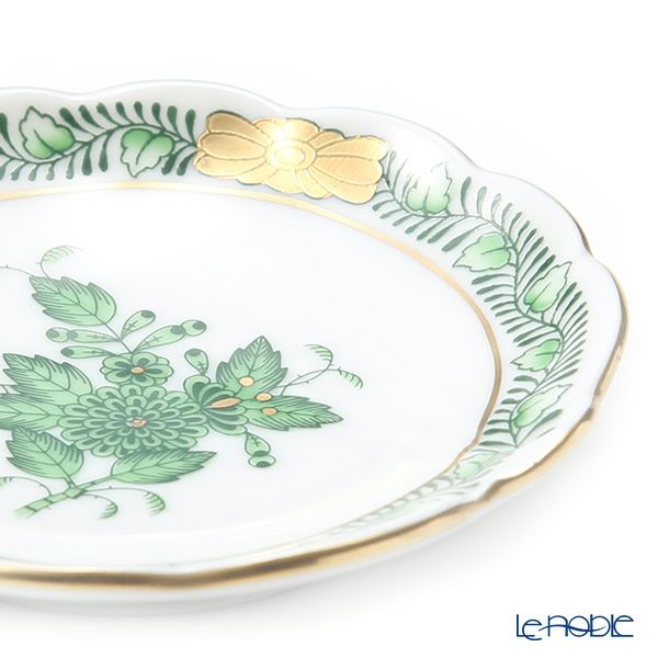 ヘレンド アポニーグリーン 07765-0-00 プレート 7.5cm