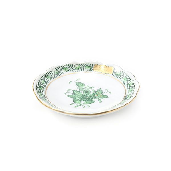 ヘレンド アポニーグリーン 07765-0-00 プレート 7.5cm
