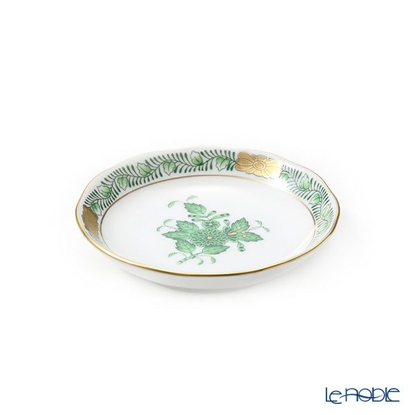 ヘレンド アポニーグリーン 07768-0-00 プレート 8cm