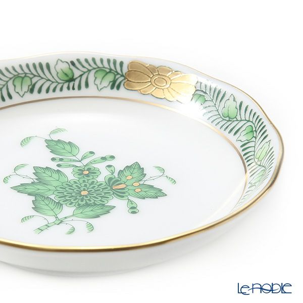ヘレンド アポニーグリーン 07768-0-00 プレート 8cm