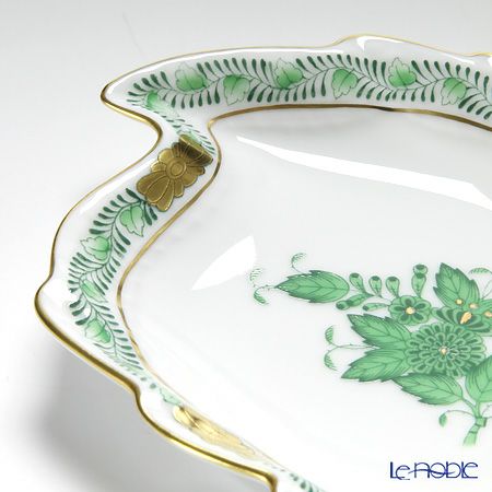 ヘレンド アポニーグリーン 07774-0-00 アッシュトレイ リーフ 12cm