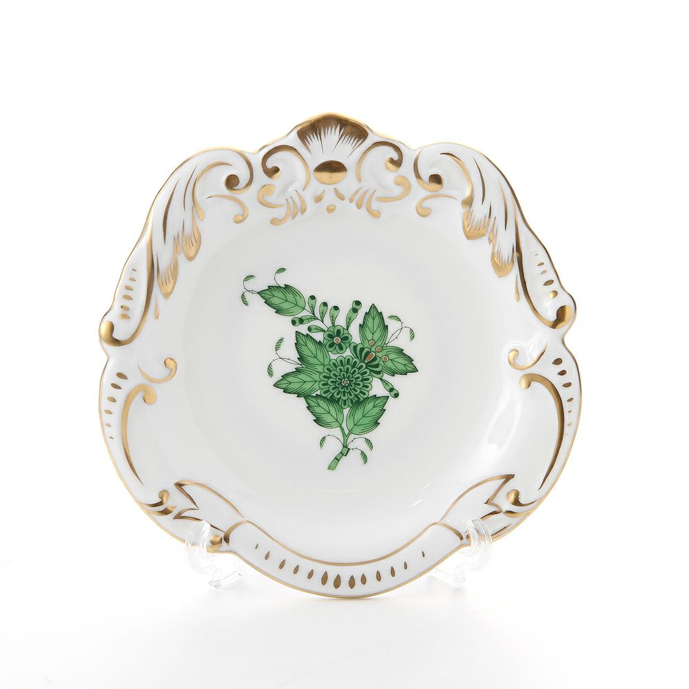 ヘレンド アポニーグリーン 07791-0-00 トレイ 11cm