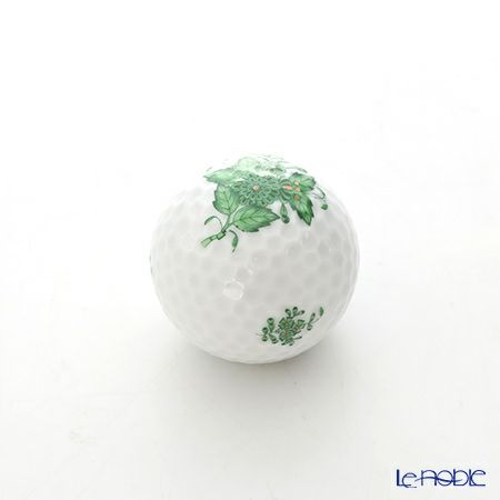ヘレンド アポニーグリーン 07803-0-00 ゴルフボール型オブジェ