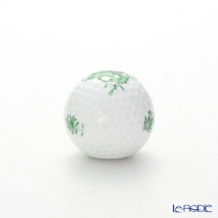 ヘレンド アポニーグリーン 07803-0-00 ゴルフボール型オブジェ