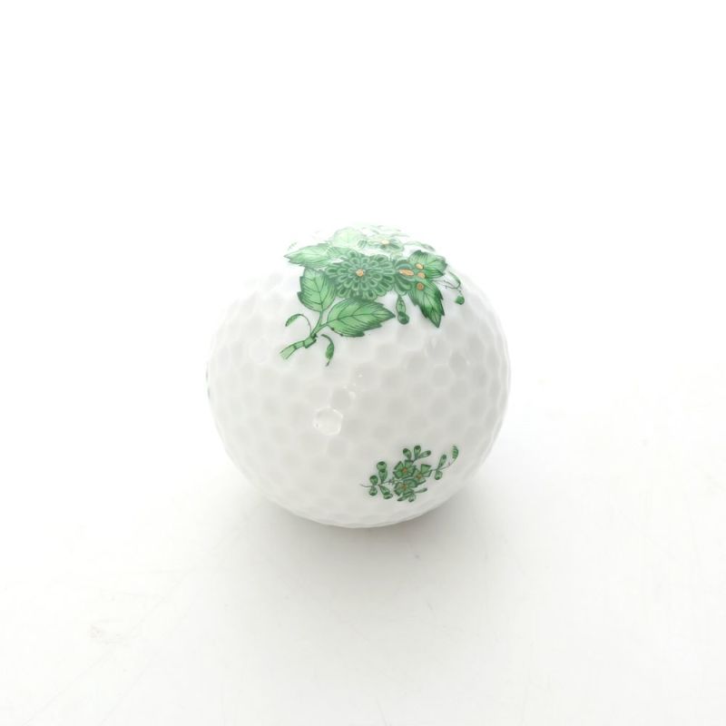 ヘレンド アポニーグリーン 07803-0-00 ゴルフボール型オブジェ