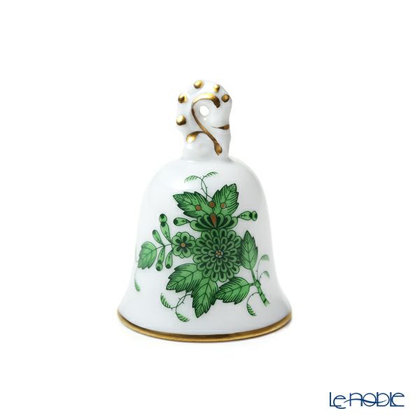 ヘレンド アポニーグリーン AV ディナーベル 08018-0-19