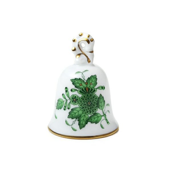 ヘレンド アポニーグリーン AV ディナーベル 08018-0-19