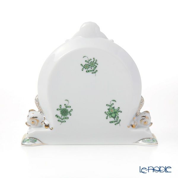 ヘレンド アポニーグリーン 08083-0-00 テーブルクロック 12.5cm