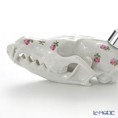 アウガルテン（AUGARTEN） 香水入れ（2008） キツネ（ローズ） 011211