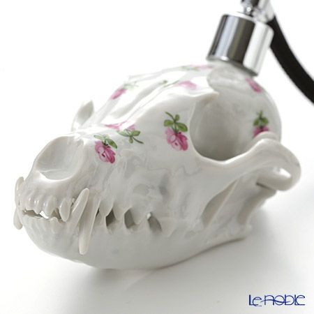 アウガルテン（AUGARTEN） 香水入れ（2008） キツネ（ローズ） 011211