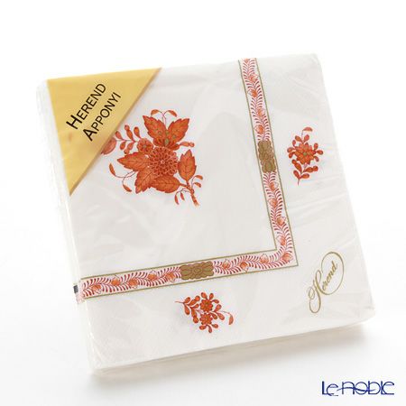 ヘレンド アポニーオレンジ ペーパーナプキン 20枚セット