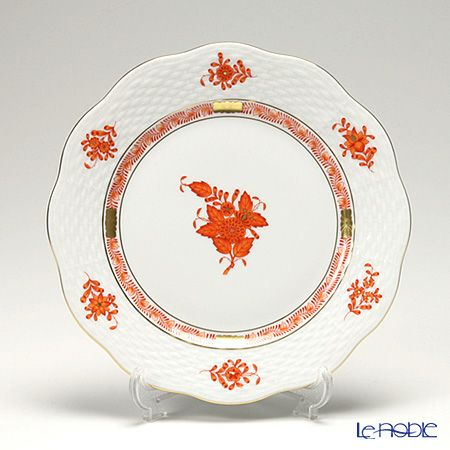 ヘレンド アポニーオレンジ 00517-0-00 プレート 19cm