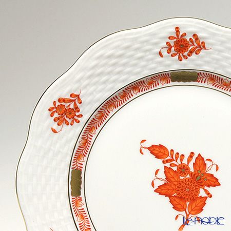 ヘレンド アポニーオレンジ 00517-0-00 プレート 19cm