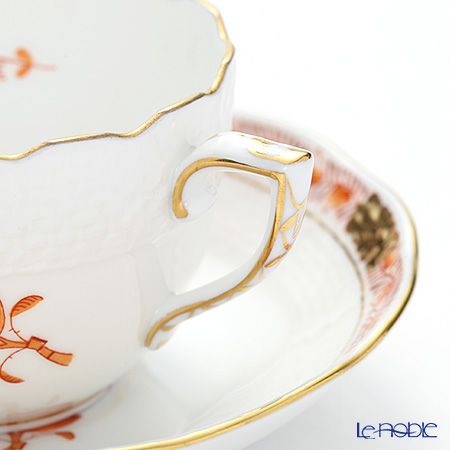 ヘレンド アポニーオレンジ 00711-0-00 モカカップ＆ソーサー 100ml