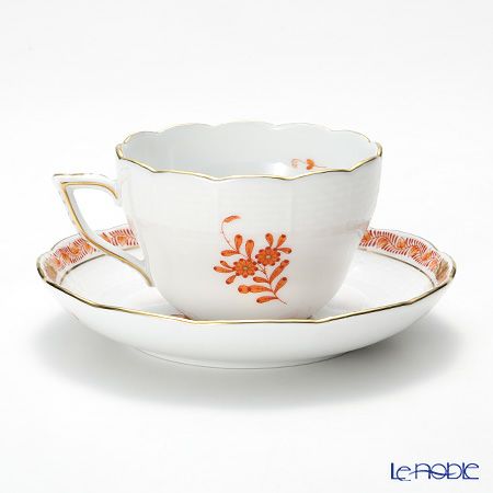 ヘレンド アポニーオレンジ 00730-0-00 ティーカップ＆ソーサー（兼用） 200ml