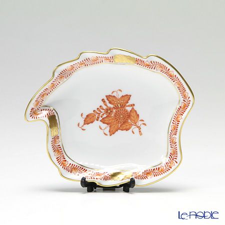 ヘレンド アポニーオレンジ 07774-0-00 アッシュトレイ リーフ 12cm