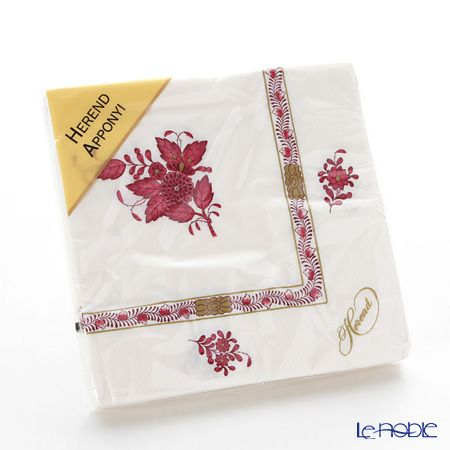 ヘレンド アポニーピンク ペーパーナプキン 20枚セット