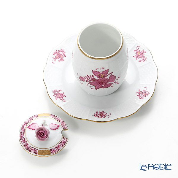 ヘレンド アポニーピンク 00242-7-00 マスタードポット ローズ