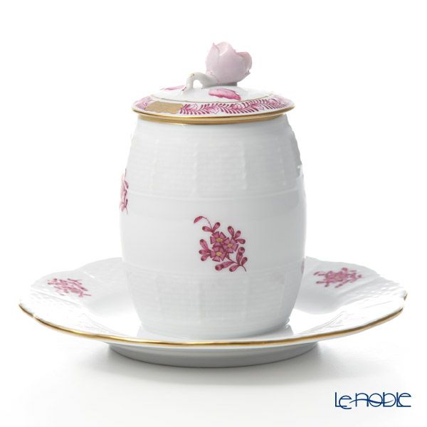 ヘレンド アポニーピンク 00242-7-00 マスタードポット ローズ