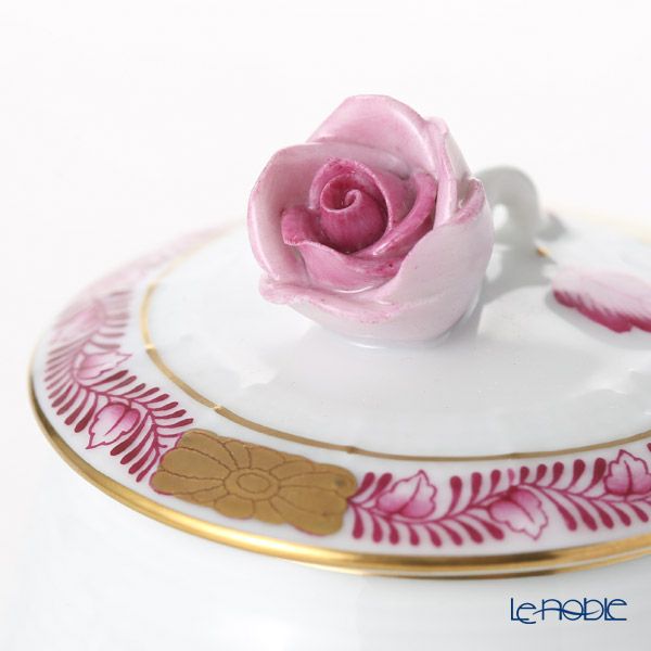 ヘレンド アポニーピンク 00242-7-00 マスタードポット ローズ