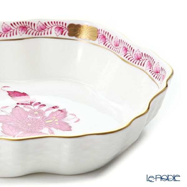 ヘレンド アポニーピンク 00498-0-00 フルーツボウル（オクタゴナル） 12.5cm