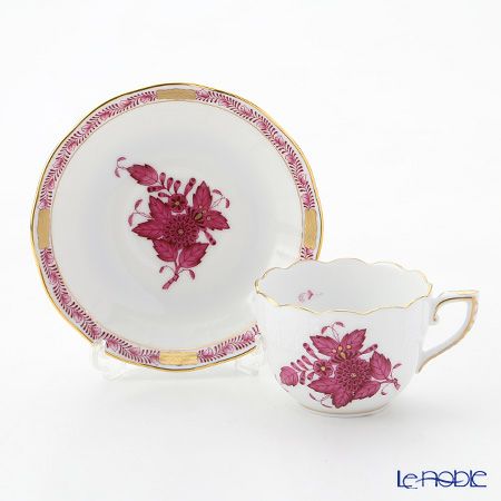 ヘレンド アポニーピンク 00711-0-00 モカカップ＆ソーサー 100ml