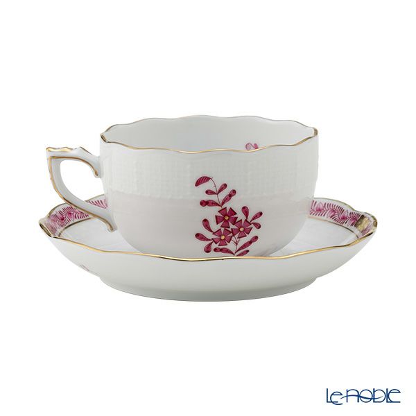 ヘレンド アポニーピンク 00724-0-00／724 ティーカップ＆ソーサー 200ml