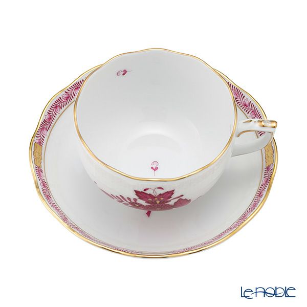 ヘレンド アポニーピンク 00724-0-00／724 ティーカップ＆ソーサー 200ml