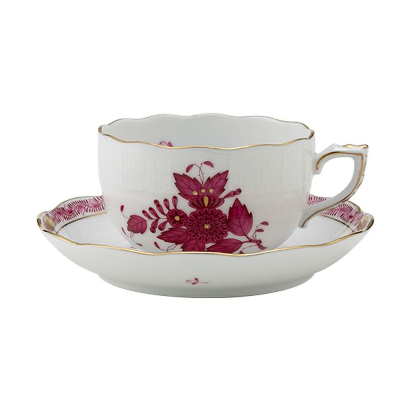 ヘレンド アポニーピンク 00724-0-00／724 ティーカップ＆ソーサー 200ml