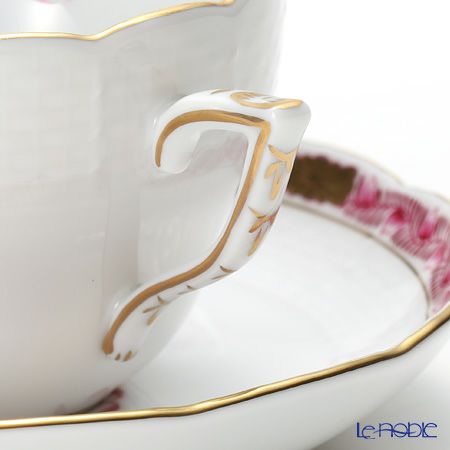 ヘレンド アポニーピンク 00730-0-00 ティーカップ＆ソーサー（兼用） 200ml