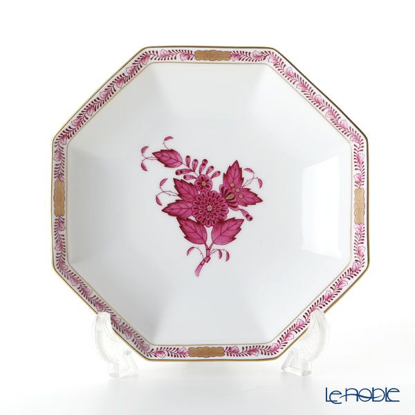 ヘレンド アポニーピンク 04304-1-00 小皿（オクタゴナル） 13.5cm