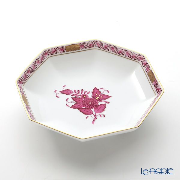 ヘレンド アポニーピンク 04304-1-00 小皿（オクタゴナル） 13.5cm