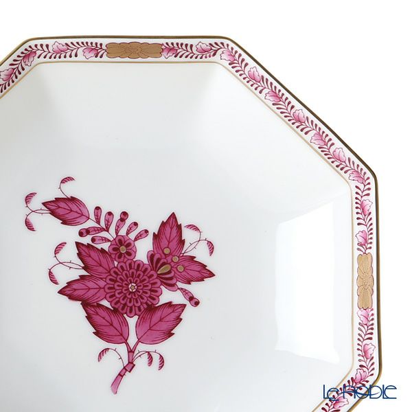 ヘレンド アポニーピンク 04304-1-00 小皿（オクタゴナル） 13.5cm