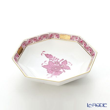 ヘレンド アポニーピンク 04307-0-00 小皿（オクタゴナル） 11cm