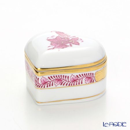 ヘレンド アポニーピンク 06112-0-00 ハートボックス 5cm