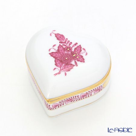 ヘレンド アポニーピンク 06112-0-00 ハートボックス 5cm