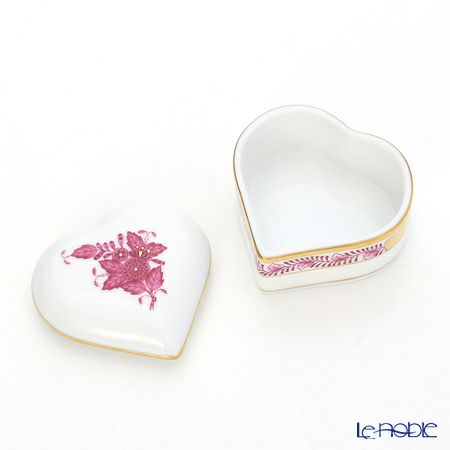 ヘレンド アポニーピンク 06112-0-00 ハートボックス 5cm