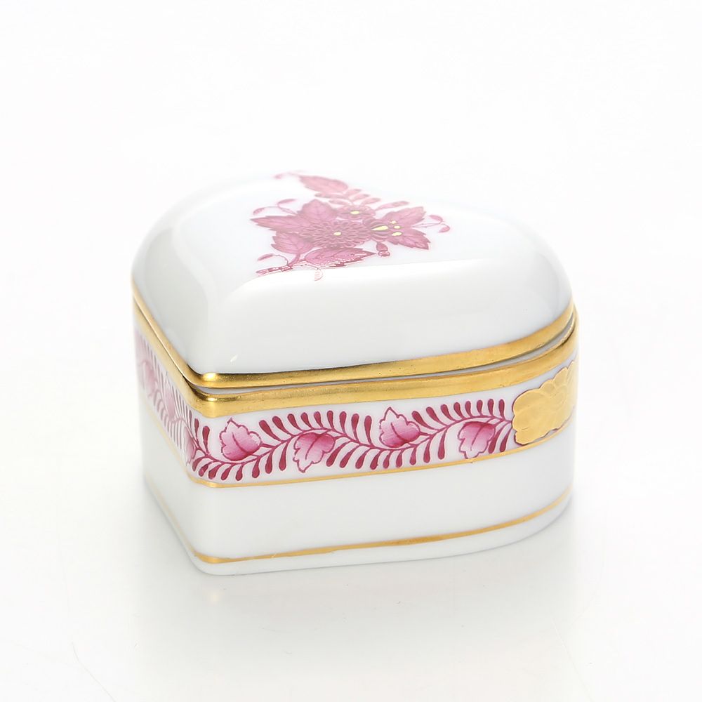 ヘレンド アポニーピンク 06112-0-00 ハートボックス 5cm