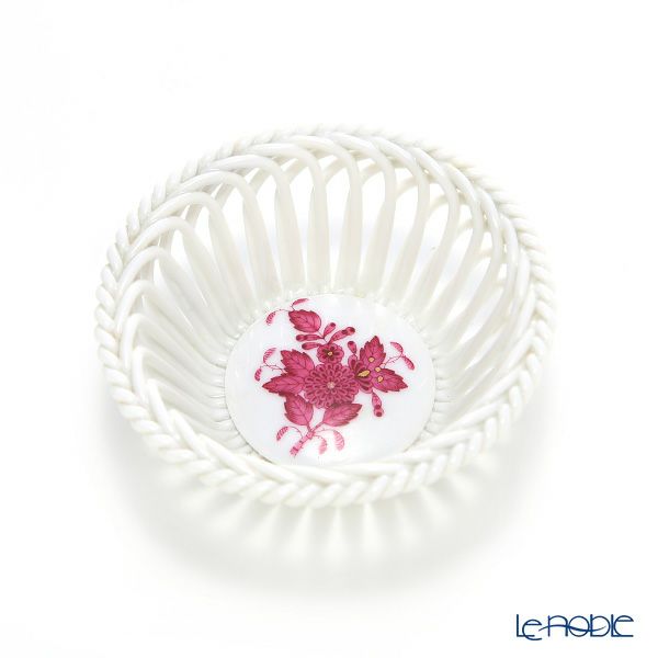 ヘレンド アポニーピンク バスケット 07373-0-00