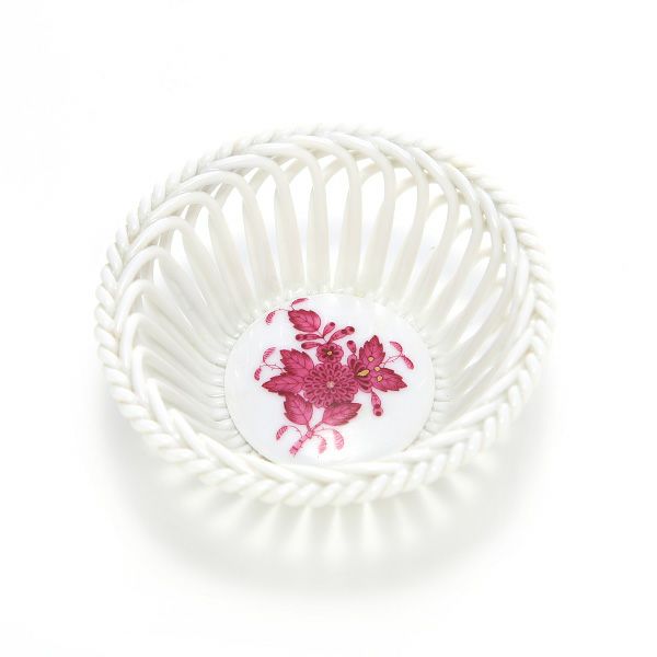 ヘレンド アポニーピンク バスケット 07373-0-00