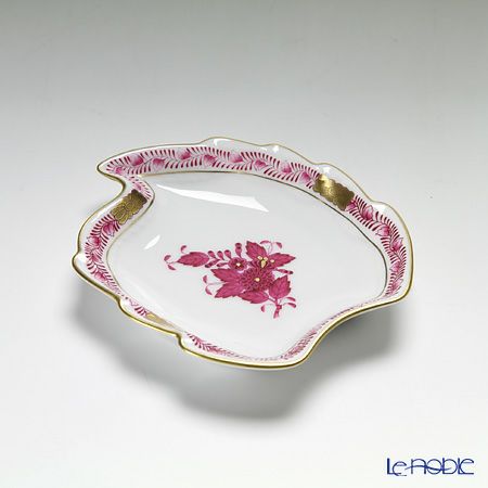 ヘレンド アポニーピンク 07774-0-00 アッシュトレイ リーフ 12cm