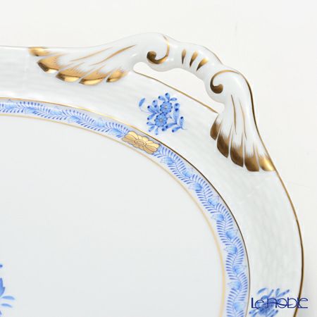 ヘレンド アポニーブルー 00315-0-00 ケーキプラター 28.5cm