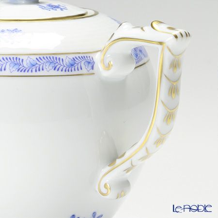 ヘレンド アポニーブルー 00606-0-09／604 ティーポット ローズ 800ml