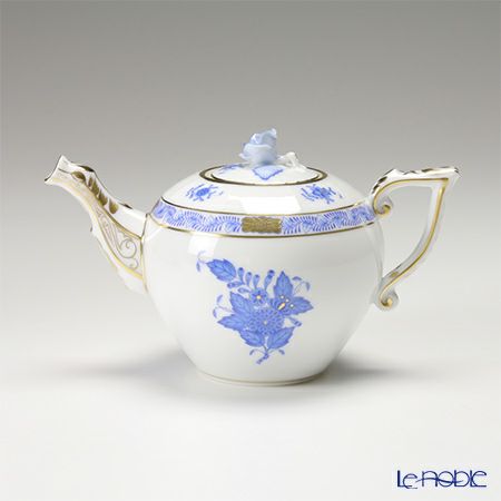 ヘレンド アポニーブルー 00608-0-09 ティーポット ローズ 400ml