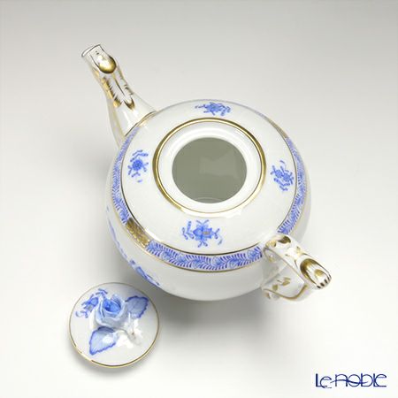 ヘレンド アポニーブルー 00608-0-09 ティーポット ローズ 400ml