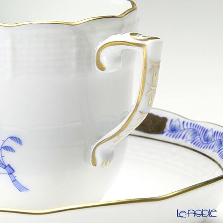 ヘレンド アポニーブルー 00707-0-00／707 モカカップ＆ソーサー 150ml