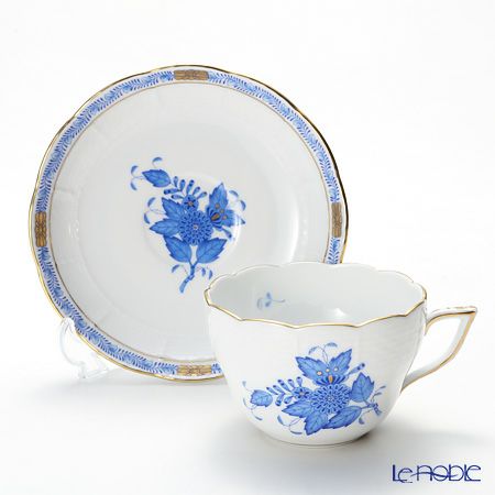ヘレンド アポニーブルー 00730-0-00 ティーカップ＆ソーサー（兼用） 200ml
